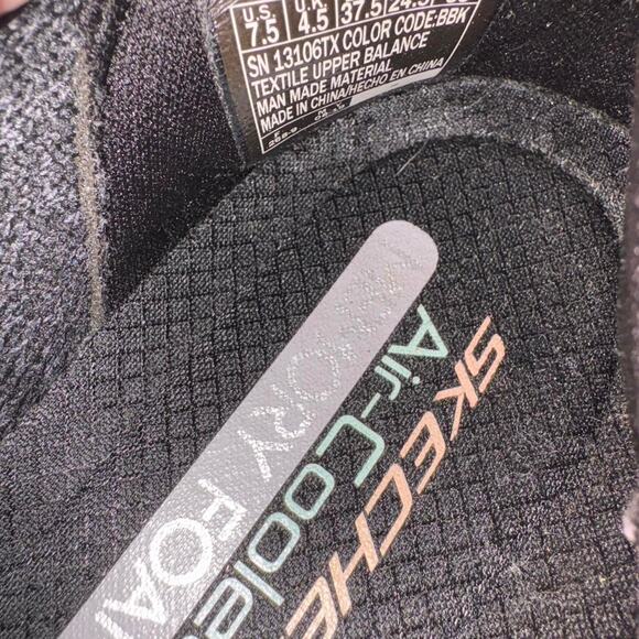 Black skechers air cooled memory foam slip ins - Picture 6 of 7
